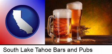 beer steins and hops in South Lake Tahoe, CA
